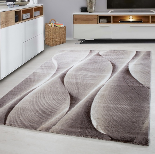 Parma Contemporary Brown Rug